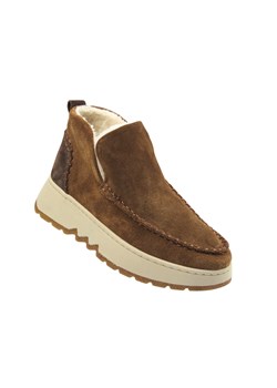 Damskie botki ocieplane Nika Komfort 0791-3085, tan brąz ze sklepu ulubioneobuwie w kategorii Botki - zdjęcie 187474316