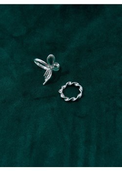 Sinsay - Pierścionki 2 pack - srebrny ze sklepu Sinsay w kategorii Pierścionki - zdjęcie 187474946