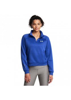 Damska bluza treningowa Under Armour UA Armour Fleece Pro  Zip - niebieska ze sklepu Sportstylestory.com w kategorii Bluzy damskie - zdjęcie 187475065