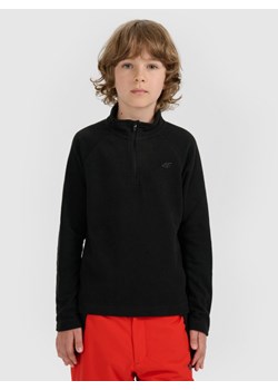 Chłopięca bielizna termiczna polarowa (góra) 4F 4FJRAW25UFLEM072- czarna ze sklepu Sportstylestory.com w kategorii Bielizna termoaktywna - zdjęcie 187475535