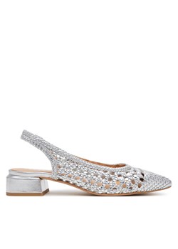 Czółenka Gioseppo Piskove 71185-P Srebrny ze sklepu eobuwie.pl w kategorii Sandały damskie - zdjęcie 187475628