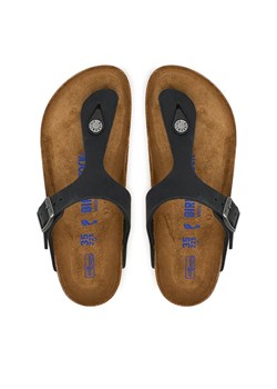 Japonki Birkenstock Gizeh SFB LENB 1019015 Czarny ze sklepu eobuwie.pl w kategorii Klapki damskie - zdjęcie 187475636