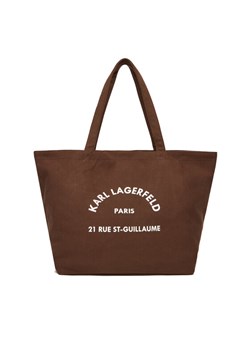 Torebka KARL LAGERFELD A1W50006 Brązowy ze sklepu eobuwie.pl w kategorii Torby Shopper bag - zdjęcie 187475656