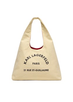 Torebka KARL LAGERFELD B1W50015 Beżowy ze sklepu eobuwie.pl w kategorii Torby Shopper bag - zdjęcie 187475659
