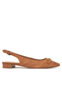 Czółenka Geox Giselda15 D55YUE 00021 C6001 Brązowy ze sklepu eobuwie.pl w kategorii Balerinki - zdjęcie 187475685