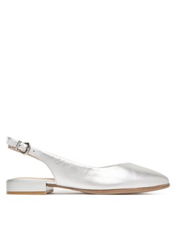 Czółenka Marco Tozzi 2-29408-42 Srebrny ze sklepu eobuwie.pl w kategorii Balerinki - zdjęcie 187475688