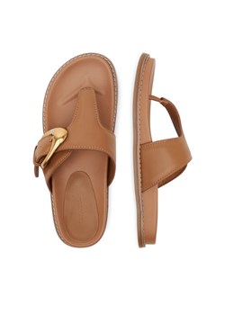 Japonki Gino Rossi CLAUDIE-R25SS03088 Brązowy ze sklepu eobuwie.pl w kategorii Klapki damskie - zdjęcie 187475718