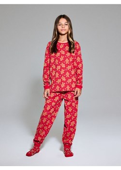 Sinsay - Bawełniana piżama dwuczęściowa w stylu świątecznym - czerwony ze sklepu Sinsay w kategorii Piżamy dziecięce - zdjęcie 187476646