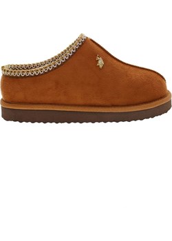 U.S. Polo Assn. Kapcie w kolorze jasnobrązowym ze sklepu Limango Polska w kategorii Kapcie damskie - zdjęcie 187477125