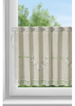 FIRANA GOTOWA VERONICA NA TAŚMIE 150 X 60 CM BEŻOWY ze sklepu lenaodniemowlakadoszkolniaka.pl w kategorii Firany - zdjęcie 187479105