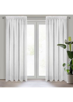 FIRANA GOTOWA SONIA NA TAŚMIE 140 X 270 CM BIAŁY ze sklepu lenaodniemowlakadoszkolniaka.pl w kategorii Firany - zdjęcie 187479119