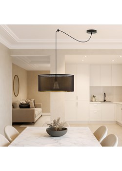 Czarna lampa wisząca pająk do kuchni WAIKIKI W1 AŻUR ze sklepu Lysne w kategorii Lampy wiszące - zdjęcie 187479128