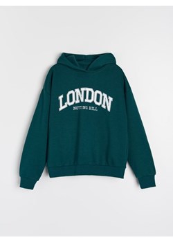 Sinsay - Bluza z napisem - zielony ze sklepu Sinsay w kategorii Bluzy damskie - zdjęcie 187479279