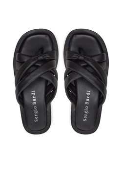 Japonki Sergio Bardi DELL-CHV-AC-01SB Czarny ze sklepu eobuwie.pl w kategorii Klapki damskie - zdjęcie 187480097