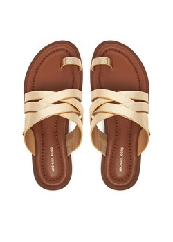 MICHAEL Michael Kors Japonki Nora  40S5NOFS1M Złoty ze sklepu MODIVO w kategorii Klapki damskie - zdjęcie 187481187