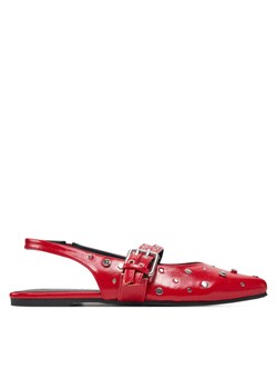 ONLY Shoes Baleriny OnLaura-5 15340903 Czerwony ze sklepu MODIVO w kategorii Sandały damskie - zdjęcie 187481216