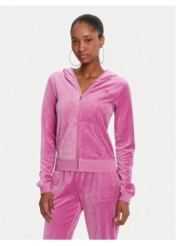 Juicy Couture Bluza Robyn JCSEBJ007G Różowy Slim Fit ze sklepu MODIVO w kategorii Bluzy damskie - zdjęcie 187481319