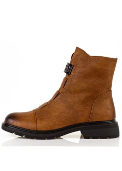 Camelowe botki damskie M.Daszyński 2501-9 ze sklepu suzana.pl w kategorii Botki - zdjęcie 187482035