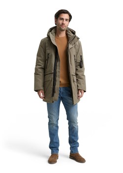 Tom Tailor Męska kurtka funkcjonalna Mężczyźni trzcinowy jednolity ze sklepu vangraaf w kategorii Kurtki męskie - zdjęcie 187482046