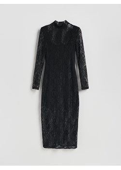 Reserved - Koronkowa sukienka maxi - czarny ze sklepu Reserved w kategorii Sukienki - zdjęcie 187482117