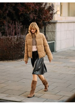 Mohito - Sztruksowa kurtka - beżowy ze sklepu Mohito w kategorii Kurtki damskie - zdjęcie 187482248