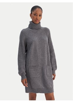 Liu Jo Sukienka dzianinowa MF5063 MS009 Szary Regular Fit ze sklepu MODIVO w kategorii Sukienki - zdjęcie 187482606