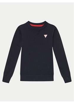 Guess Sweter N0YR04 Z2VV0 Granatowy Regular Fit ze sklepu MODIVO w kategorii Swetry męskie - zdjęcie 187482607