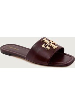 TORY BURCH Skórzane klapki ELEANOR ze sklepu Gomez Fashion Store w kategorii Klapki damskie - zdjęcie 187482886