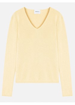 Perfect Cashmere Kaszmirowy sweter "Gaby" w kolorze jasnożółtym ze sklepu Limango Polska w kategorii Swetry damskie - zdjęcie 187483378