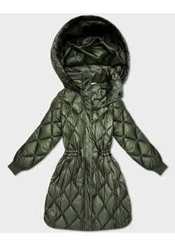 Obszerna zimowa kurtka damska oversize Minority khaki (M2-6518-22) ze sklepu goodlookin.pl w kategorii Kurtki damskie - zdjęcie 187483569