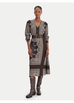 Liu Jo Sukienka codzienna MF5394 TS117 Brązowy Regular Fit ze sklepu MODIVO w kategorii Sukienki - zdjęcie 187483817