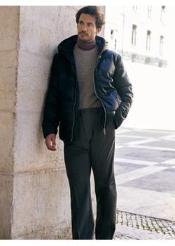 Reserved - Spodnie z plecionym paskiem - ciemnoszary ze sklepu Reserved w kategorii Spodnie męskie - zdjęcie 187483859