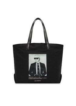 Torebka KARL LAGERFELD B1W50059 Czarny ze sklepu eobuwie.pl w kategorii Torby Shopper bag - zdjęcie 187483946