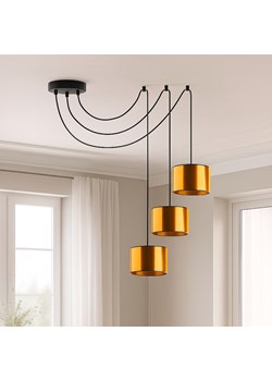 Designerska 3 punktowa regulowana lampa wisząca pająk WAIKIKI W3 MIRROR ze sklepu Lysne w kategorii Lampy wiszące - zdjęcie 187484039