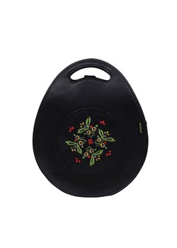 czarna skórzana  torebka   damska z funkcją plecaka  Jagoda ze sklepu Słoń Torbalski w kategorii Torby Shopper bag - zdjęcie 187484395