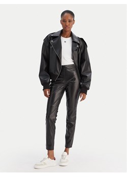 BOSS Legginsy C_Taskin 50551469 Czarny Slim Fit ze sklepu MODIVO w kategorii Spodnie damskie - zdjęcie 187484546