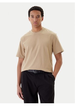 HUGO T-Shirt Dapolino 50488330 Beżowy Relaxed Fit ze sklepu MODIVO w kategorii T-shirty męskie - zdjęcie 187484816