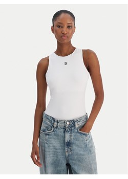HUGO Body Dasiel 50545196 Biały Slim Fit ze sklepu MODIVO w kategorii Body damskie - zdjęcie 187484817
