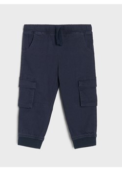 Sinsay - Spodnie cargo - granatowy ze sklepu Sinsay w kategorii Spodnie i półśpiochy - zdjęcie 187484885