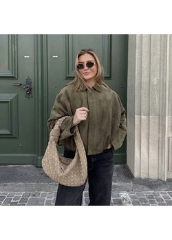 Damska kurtka bomberka - Khaki S ze sklepu Intimica.pl w kategorii Kurtki damskie - zdjęcie 187485595