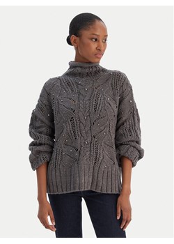 Liu Jo Golf MF5451 MA37R Szary Regular Fit ze sklepu MODIVO w kategorii Swetry damskie - zdjęcie 187485617