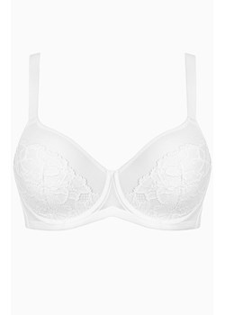 Biustonosz usztywniany balkonetka z koronką biała Priscilla Pizzo, Kolor biały, Rozmiar 75C, INFIORE ze sklepu Intymna w kategorii Biustonosze - zdjęcie 187485729