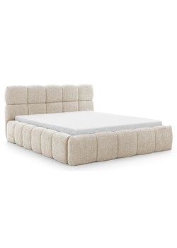 Kremowe łóżko chmurka boucle 5 rozmiarów - Mellario ze sklepu Edinos.pl w kategorii Łóżka i materace - zdjęcie 187485787