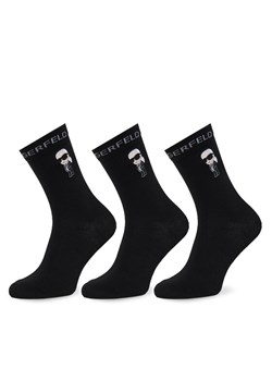 KARL LAGERFELD Skarpety długie A4M47045 Czarny ze sklepu MODIVO w kategorii Skarpetki męskie - zdjęcie 187486228