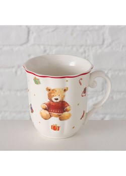 Boltze Kubek &quot;Bailey&quot; w kolorze biało-jasnobrązowo-czerwonym - 350 ml ze sklepu Limango Polska w kategorii Naczynia - zdjęcie 187488047