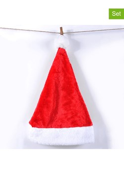 Hollybell Czapki świąteczne (2 szt.) w kolorze czerwonym - 42 x 30 cm ze sklepu Limango Polska w kategorii Dekoracje bożonarodzeniowe - zdjęcie 187488656