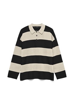 Vero Moda Sweter w kolorze beżowo-czarnym ze sklepu Limango Polska w kategorii Swetry damskie - zdjęcie 187488928