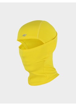 Dziecięca kominiarka narciarska 4F 4FJWAW25ABALU127 - żółta ze sklepu Sportstylestory.com w kategorii Szaliki dziecięce - zdjęcie 187490148