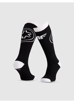 Chłopięce skarpetki narciarskie 4F 4FJWAW25UFSOM223 - czarne ze sklepu Sportstylestory.com w kategorii Skarpetki dziecięce - zdjęcie 187490156