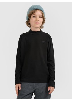 Dziecięca bielizna polarowa (góra) 4F 4FJRAW25UFLEU076 - czarna ze sklepu Sportstylestory.com w kategorii Bielizna termoaktywna - zdjęcie 187490188